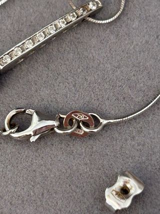 Collar y pendientes oro 