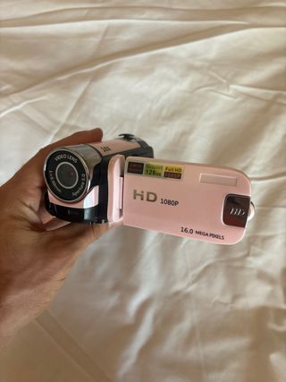 Cámara de video vintage digital estilo nueva