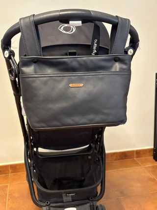 Bolso de carropequeño negro ecopiel marca Utzurre