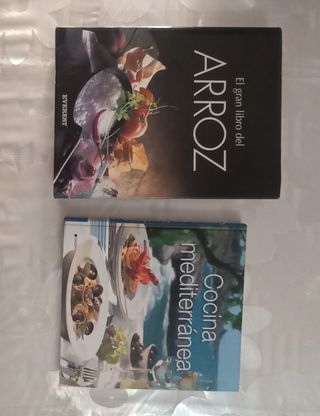 El gran libro del arroz y Cocina Mediterránea