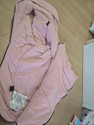 Saco Bugaboo rosa empolvado para carrito