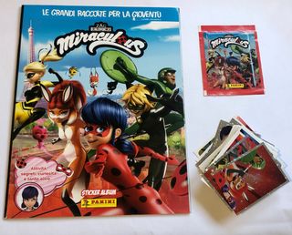 Album Miraculous + 90 Figurine + bustina piena