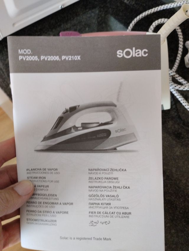 Plancha Solac PV3000 - Vapor