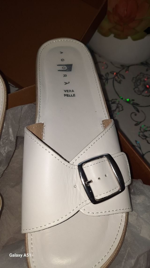 Ciabatte vera pelle n°40