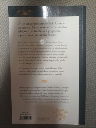 La noche de la Usina (Premio Alfaguara de novel...