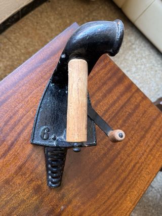 Plancha carbón antigua