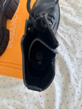 Botas negras Bosanova - plataforma