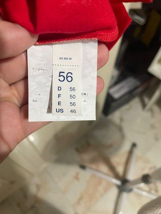 Polo Sergio Tacchini rossa nuova