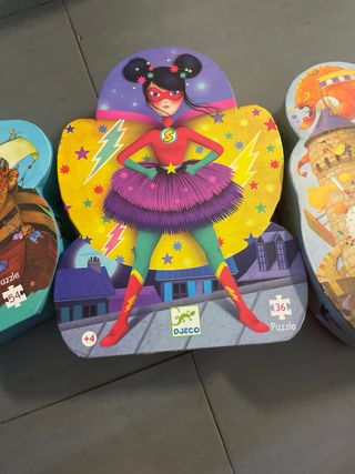 3 Puzzles Djeco para niños