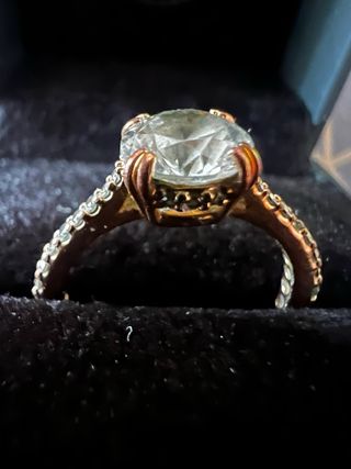 Pack Collar Swarovski cisne negro Y Anillo