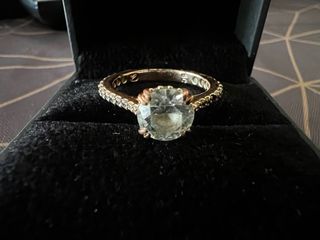 Pack Collar Swarovski cisne negro Y Anillo