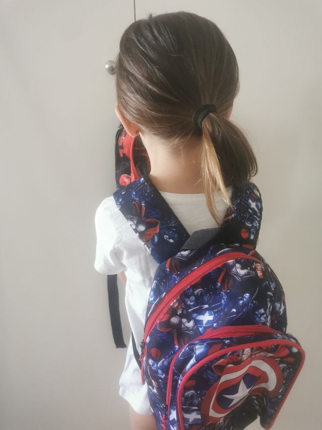 Mochilas Marvel: Spiderman y Capitán América