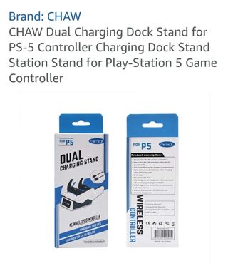 Base carga dual mandos PS5 - CHAW