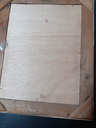 Marco antiguo dorado y plateado