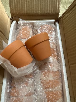 12 Macetas Terracota pequeñas
