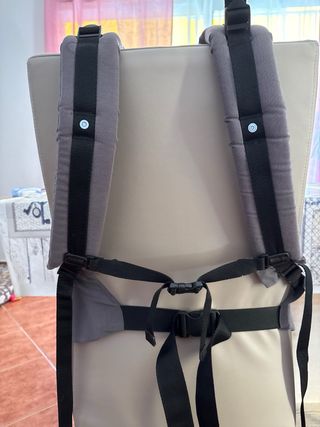 Mochila porteo bebé Uppababy azul