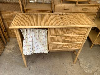 Recibidor aparador bambú 3 cajones