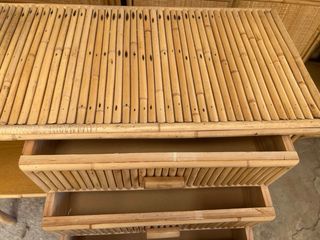 Recibidor aparador bambú 3 cajones