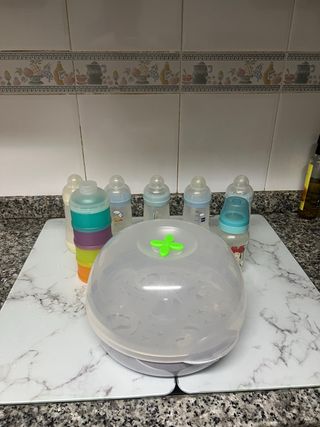 Biberones MAM + Esterilizador 