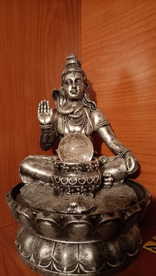 Fuente Decorativa Shiva Plata
