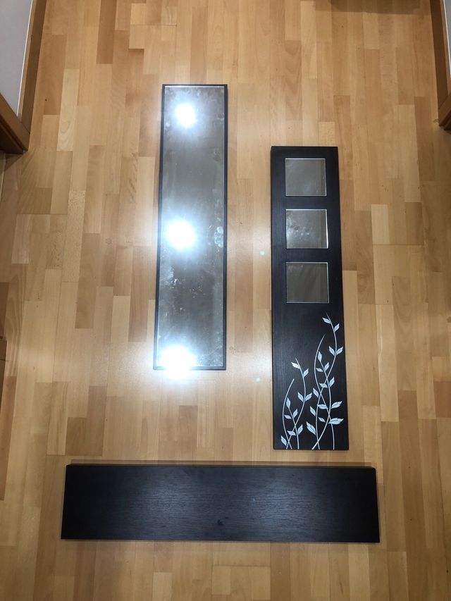 Juego espejos decorativos recibidor