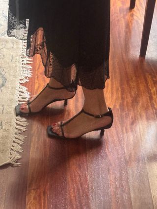 Sandalias Massimo Dutti negras