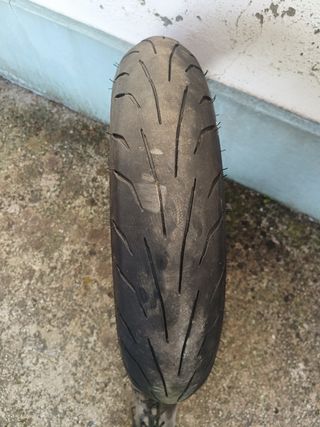 Neumático moto delantero usado Dunlop qualifer