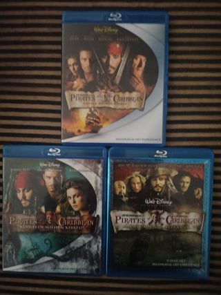 Blu-ray Piratas del Caribe(Trilogía) Descatalogado