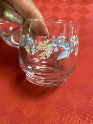 6 Vasos Vintage - Flores