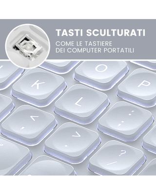 Teclado Perixx PERIBOARD-332 M Blanco