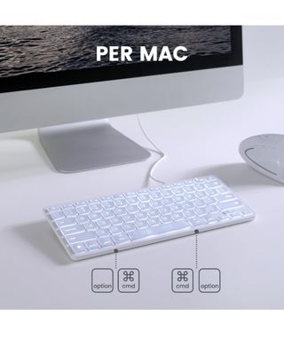 Teclado Perixx PERIBOARD-332 M Blanco