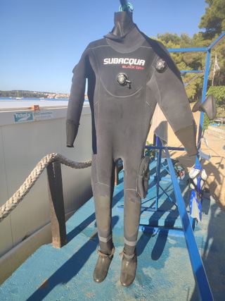 Traje seco de buceo Subacqua Black Dry