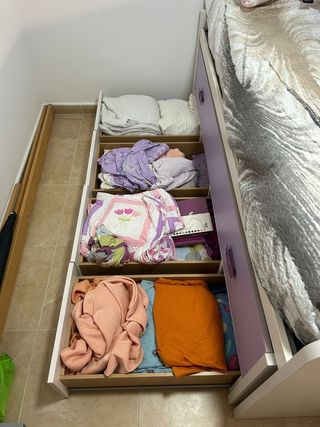 Cama nido con cajones - 90cm