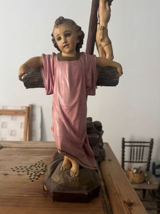 Niño Jesús Olot - Figura Antigua