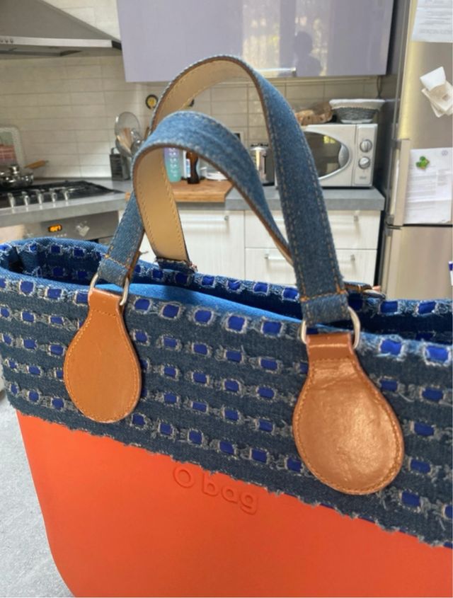 O bag mini - borsa arancione e blu