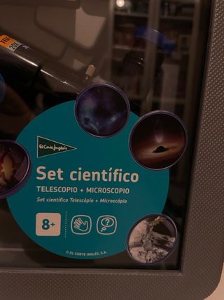 Set científico: Telescopio + Microscopio
