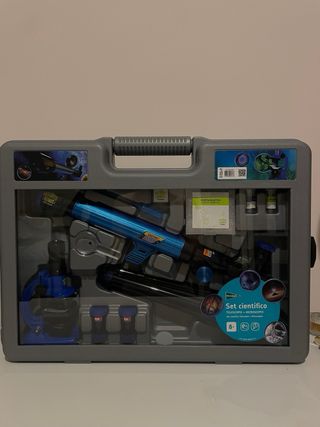 Set científico: Telescopio + Microscopio