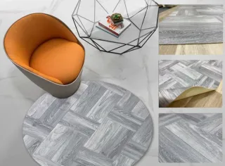 Suelo pvc laminado gris claro limpieza fregona