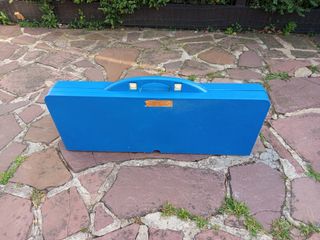 Mesa camping plegable 4 sillas