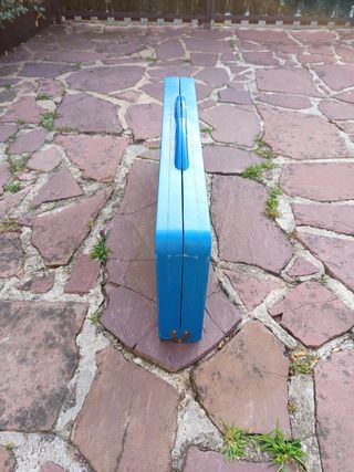 Mesa camping plegable 4 sillas