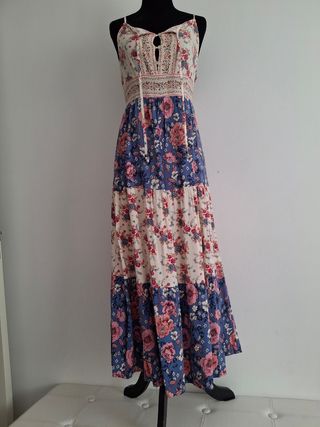Vestido ibicenco floral