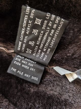 Chaquetón marrón vintage