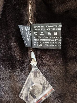 Chaquetón marrón vintage
