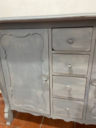 Aparador vintage francés gris