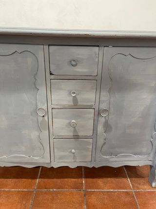 Aparador vintage francés gris