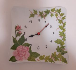 Orologio da parete con rose