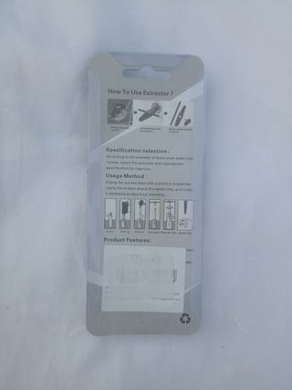 Extractor Roscas Fontanería.