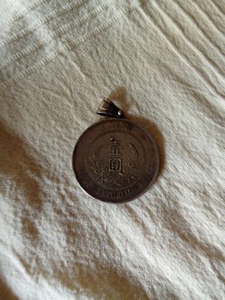 Antigua moneda plata China