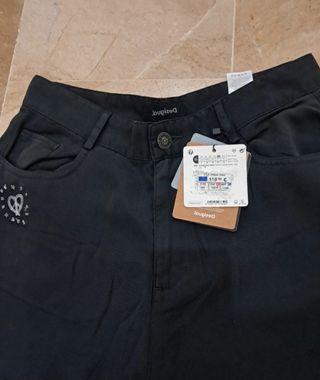 Desigual- pantalón vaquero mujer. 