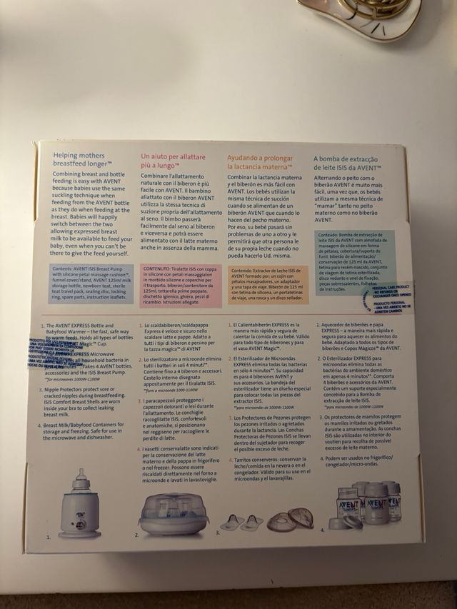 Sacaleches Avent ISIS - Nuevo